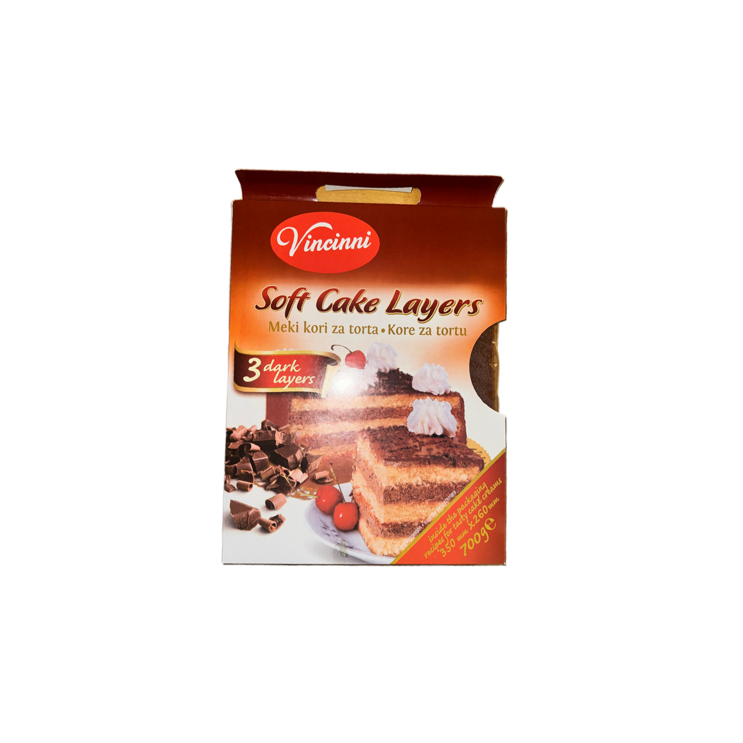 Vincinni Soft Cake Layers Dark und Light 700g