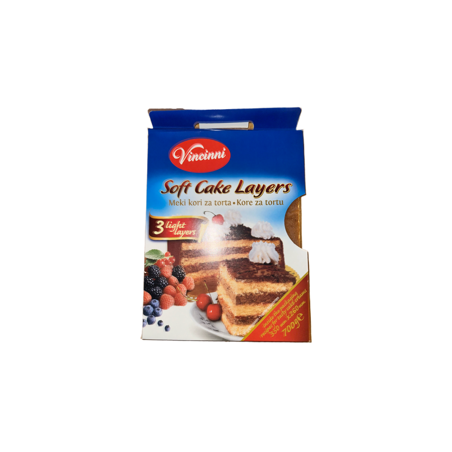 Vincinni Soft Cake Layers Dark und Light 700g