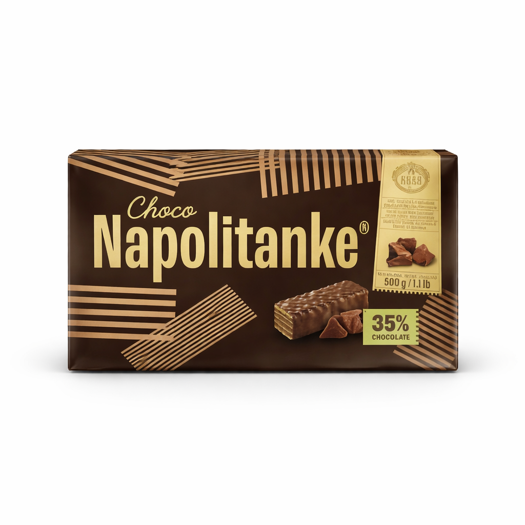 Kras Napolitanke Schoko Neapolitaner 500g