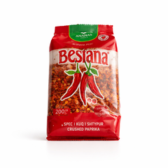 Bestana Crushed Paprika – Geschrotete Paprika (200 g)