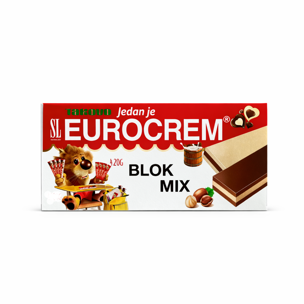 Takovo Eurocrem Blok Mix 160g