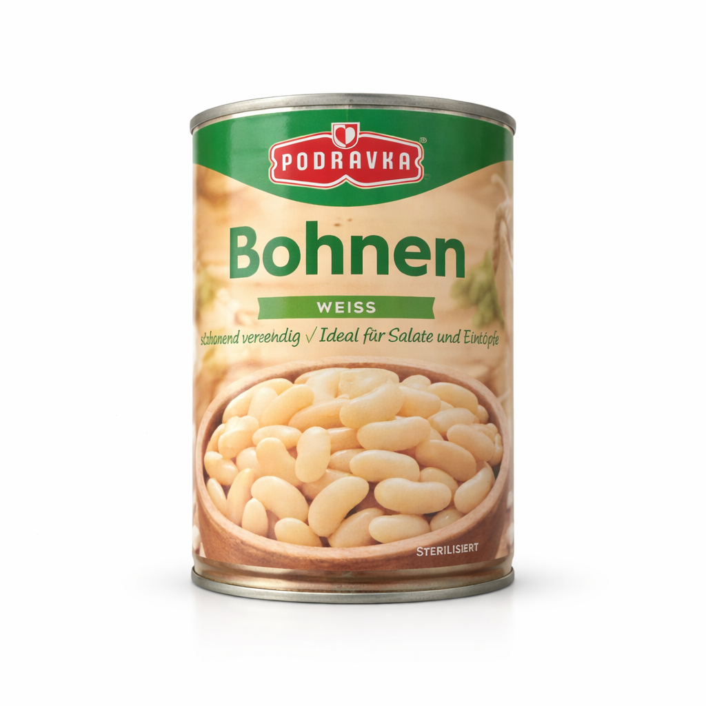 Podravka Bohnen Weiß 460g