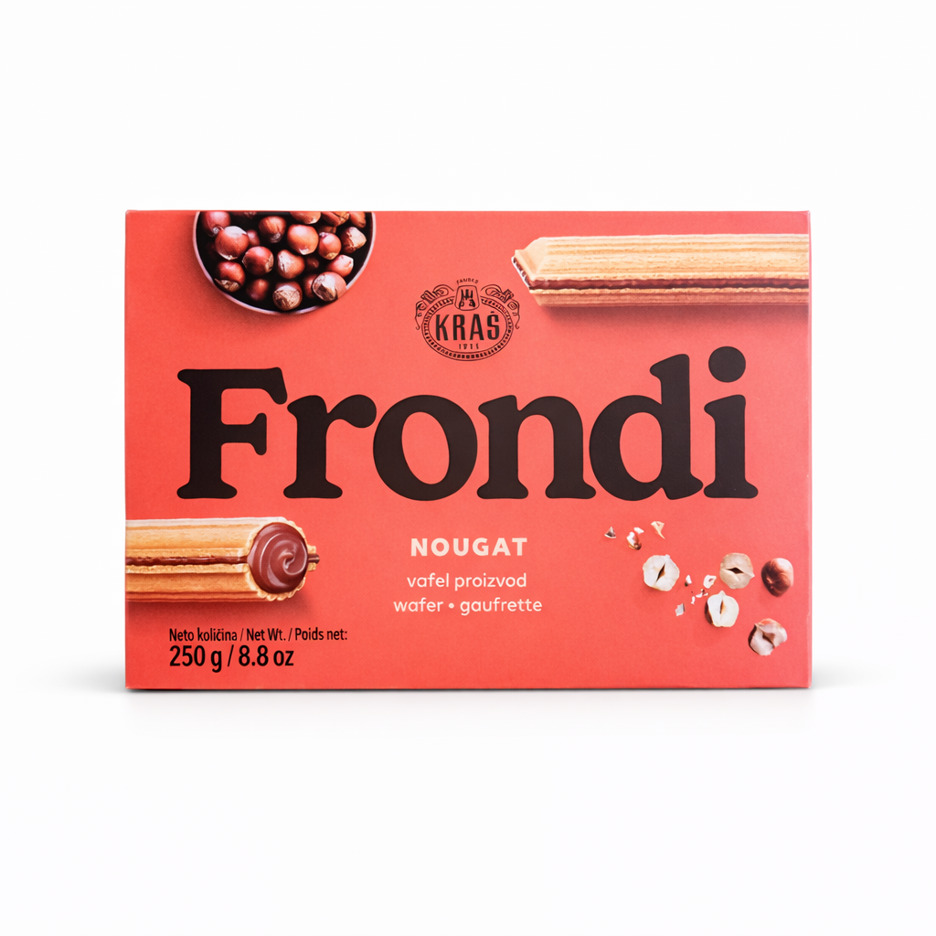 Frondi punjeni štapići vafla sa nugatom 250g
