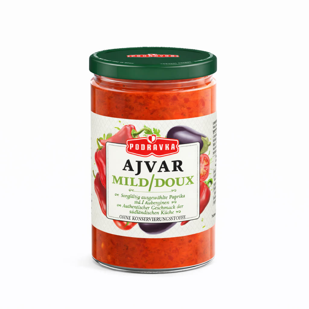 Podravka Ajvar mild Glas 350g